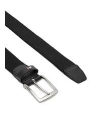 TOMMY HILFIGER DENTON ELASTIC Curea țesută pentru bărbați negru - Curele - 2