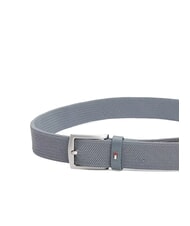 TOMMY HILFIGER DENTON ELASTIC Curea țesută pentru bărbați gri acoperit de nori - Curele - 3