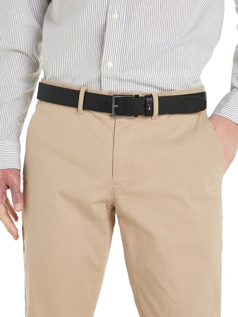 OLIVER Curea de piele negru - Curele