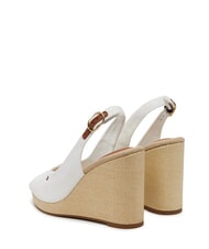 TOMMY HILFIGER TH Espadrile cu platformă &icirc;naltă ecru - Pantofi femei - 5