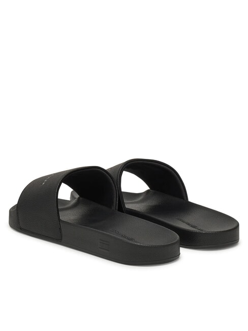 TH Papuci bărbătești cu logo negru - Pantofi bărbați