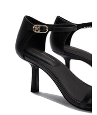 TOMMY HILFIGER TH Sandale &icirc;nalte din piele cu bareta negru - Pantofi femei - 4