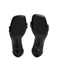 TOMMY HILFIGER TH Sandale &icirc;nalte din piele cu bareta negru - Pantofi femei - 6