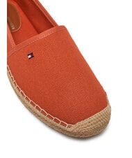 TOMMY HILFIGER TH Espadrile din p&acirc;nză pentru femei roşu - Pantofi femei - 4
