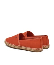 TOMMY HILFIGER TH Espadrile din p&acirc;nză pentru femei roşu - Pantofi femei - 5