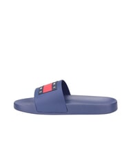 TOMMY HILFIGER FLAG POOL Papuci de damă albastru catifelat - Pantofi femei - 3