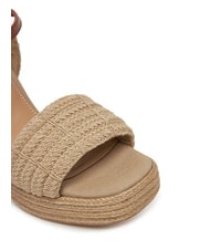 TOMMY HILFIGER TH ROPE Sandale cu platformă &icirc;naltă hrean - Pantofi femei - 4