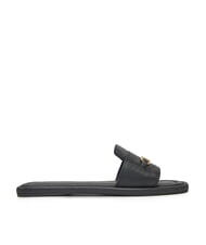 TOMMY HILFIGER TH Papuci din piele cu logo negru - Pantofi femei - 2