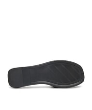TOMMY HILFIGER TH Papuci din piele cu logo negru - Pantofi femei - 6