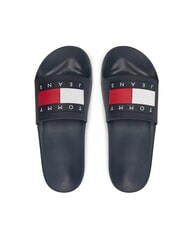TOMMY HILFIGER TOMMY JEANS Pool Slide Papuci de cauciuc bleumarin noapte &icirc;ntunecată - Pantofi bărbați - 2