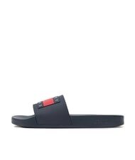 TOMMY HILFIGER TOMMY JEANS Pool Slide Papuci de cauciuc bleumarin noapte &icirc;ntunecată - Pantofi bărbați - 4