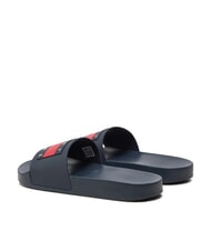 TOMMY HILFIGER TOMMY JEANS Pool Slide Papuci de cauciuc bleumarin noapte &icirc;ntunecată - Pantofi bărbați - 5