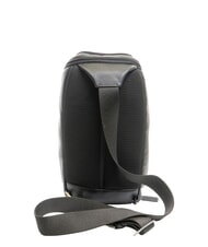 PIQUADRO X1 Rucsac din piele cu un singur umăr negru - Genți de umăr bărbați - 2