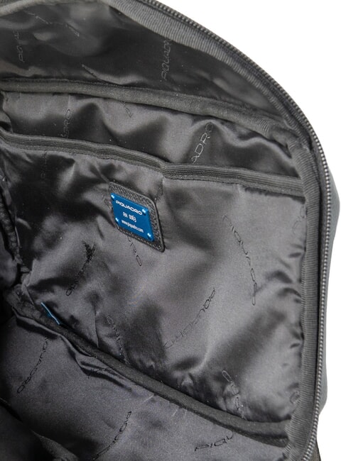 X1 Rucsac din piele cu un singur umăr negru - Genți de umăr bărbați