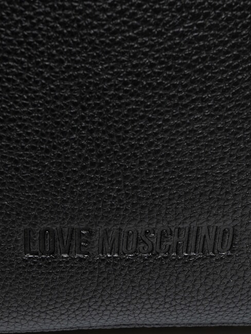 SQUARE Geantă de cumpărături cu m&acirc;nere din lanț negru - Genți femei