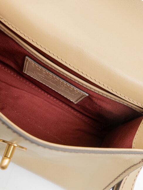 IRENE  Geantă de umăr mini, din piele unt ss26 (irene) - Genți femei