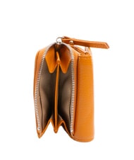 GIANNI CHIARINI WALLETS GRAIN Portofel mic din piele pietrișată condiment - Portofele femei - 2