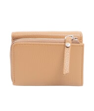 GIANNI CHIARINI WALLETS GRAIN Portofel mic din piele pietrișată lut - Portofele femei - 4