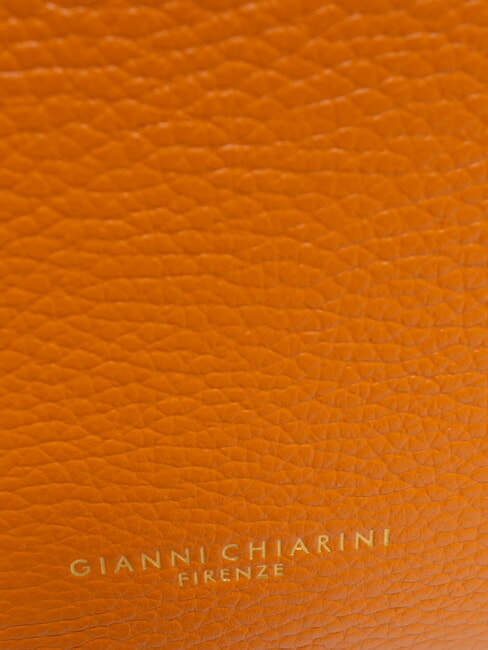 HELENA ROUND Geantă mică de umăr din piele condiment - Genți femei