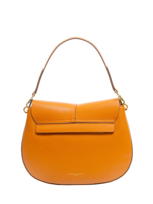 HELENA ROUND Geantă mică de umăr din piele condiment - Genți femei