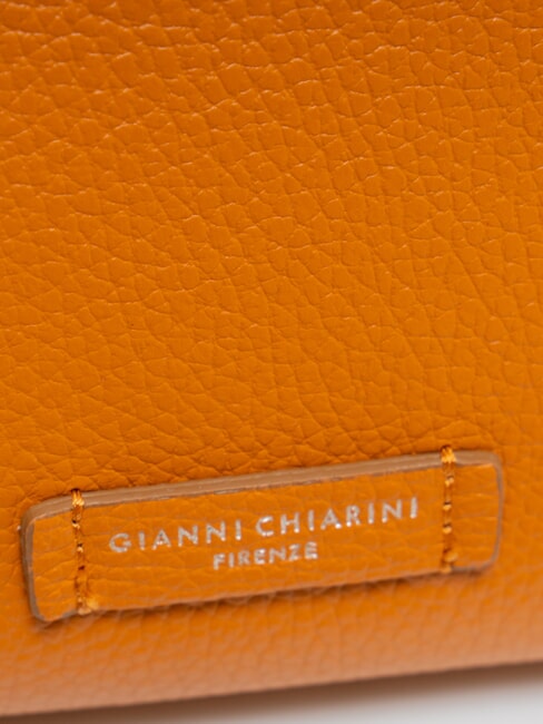 NORA POUCH Geanta din piele cu bareta de umar condiment - Genți femei