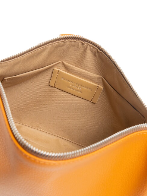 NORA POUCH Geanta din piele cu bareta de umar condiment - Genți femei