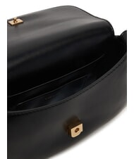 CALVIN KLEIN HARDWARE MONOGRAM Geantă de umăr mini pe negru - Genți femei - 4