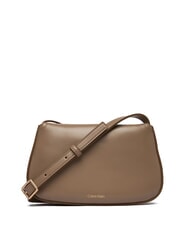 CALVIN KLEIN HARDWARE MONOGRAM Geantă de umăr mini taupe de deșert - Genți femei - 2
