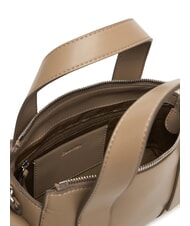 CALVIN KLEIN SIGNATURE LOGO STRAP Geantă de m&acirc;nă, cu curea de umăr taupe de deșert - Genți femei - 4