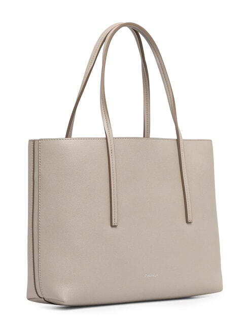 EMBOSSED LOGO Geantă de umăr taupe de deșert - Genți femei