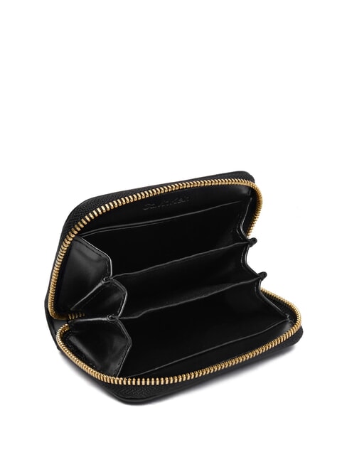 BOLD MONOGRAM Portofel mic pe negru - Portofele femei