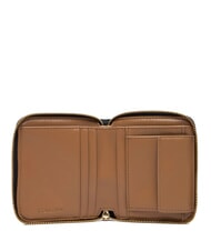 CALVIN KLEIN EMBOSSED LOGO Portofel mic cu fermoar nucă de cocos neagră/prăjită - Portofele femei - 2