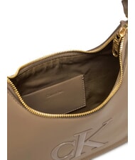 CALVIN KLEIN BOLD MONOGRAM Geantă de umăr taupe de deșert - Genți femei - 4