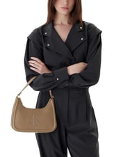 CALVIN KLEIN BOLD MONOGRAM Geantă de umăr taupe de deșert - Genți femei - 5