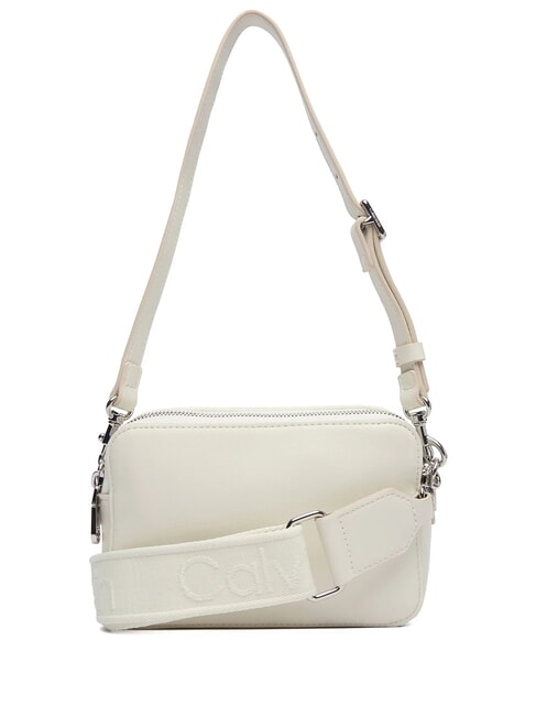 SIGNATURE LOGO STRAP Geantă cu funcție dublă pentru cameră crin alb - Genți femei