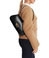 CALVIN KLEIN ENGRAVED Geantă de umăr pe negru - Genți femei - 5