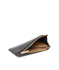 CALVIN KLEIN EMBOSSED LOGO Suport plat pentru carduri nucă de cocos neagră/prăjită - Portofele femei - 3