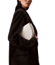 CALVIN KLEIN BOLD MONOGRAM Geantă de umăr crin alb - Genți femei - 4