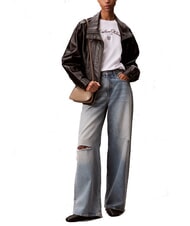 CALVIN KLEIN ENGRAVED Geantă de umăr taupe de deșert - Genți femei - 4