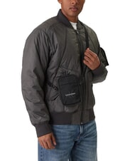 CALVIN KLEIN BOLD LOGO NYLON Geantă de umăr pe negru - Genți de umăr bărbați - 5