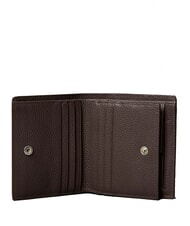 CALVIN KLEIN FOIL EMBOSSED Portofel din piele maro &icirc;nchis - Portofele bărbați - 3