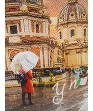 YNOT YESBAG Geantă de umăr hobo cu buzunar rome raining - Genți femei - 3