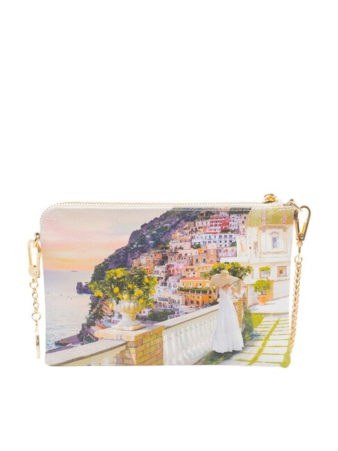 YESBAG Geantă mică de tip clutch cu curea de umăr coastă romantică - Genți femei