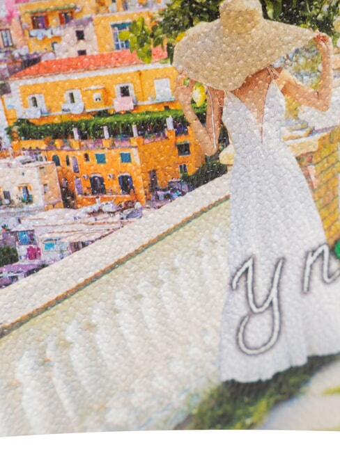 YESBAG Geantă tip clutch medie cu manșetă coastă romantică - Genți femei