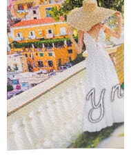 YNOT YESBAG Geantă tip clutch medie cu manșetă coastă romantică - Genți femei - 3