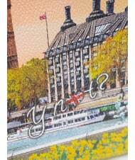 YNOT YESBAG Geantă tip clutch medie cu manșetă floare galbenă - Genți femei - 3