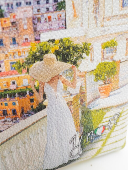 YESBAG Poșetă plată tip poșetă coastă romantică - Genți femei