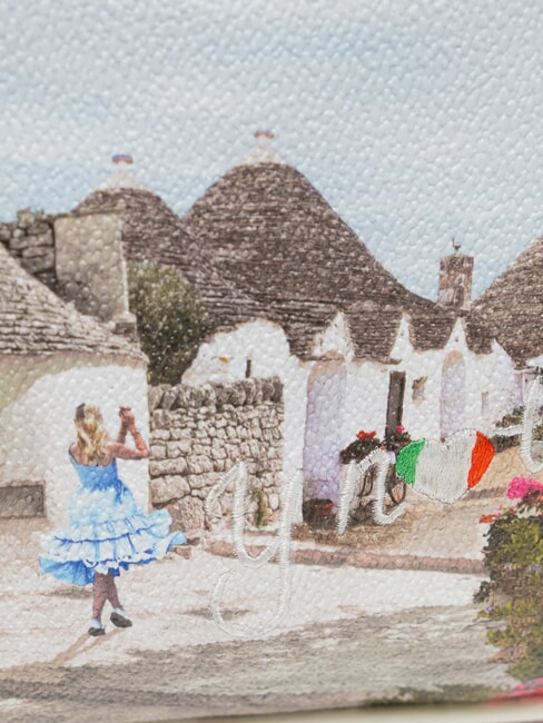 YESBAG Geantă pentru cameră cu buzunar alice in trulli - Genți femei