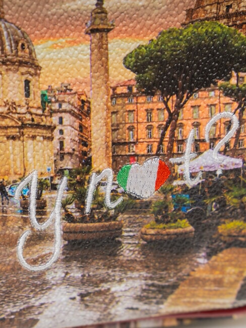 YESBAG Geantă de umăr pentru cameră foto Roma plouă - Genți femei