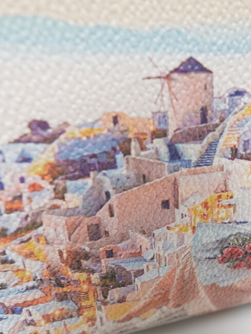 YESBAG Trusă de cosmetică evazată greece sunset - Truse de toaletă